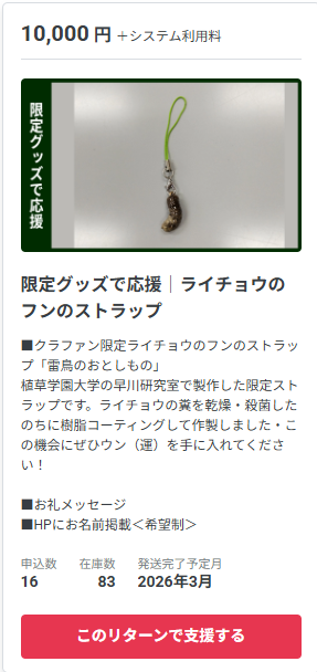 雷鳥の保護活動に協力しました